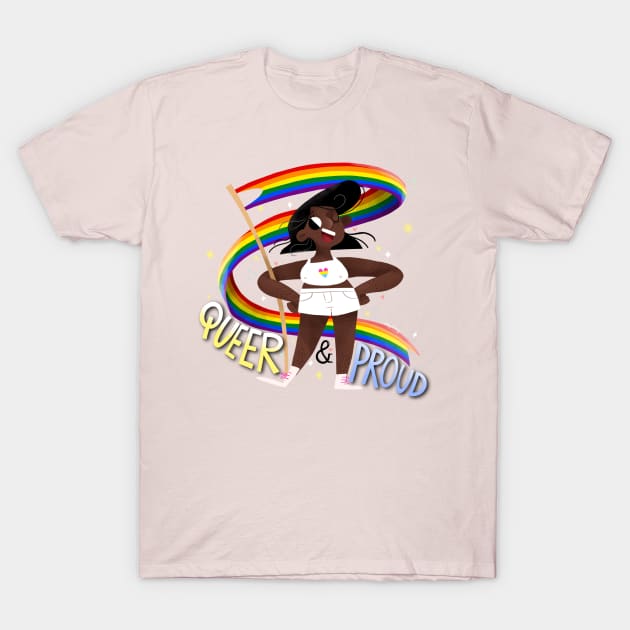 Queer & Proud - Pan Heart T-Shirt by Gummy Illustrations